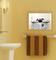 Stupell Industries Pug Reading Newspaper in Bathroom Wall Plaque
